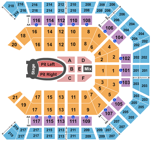 Mgm Love Seating Chart